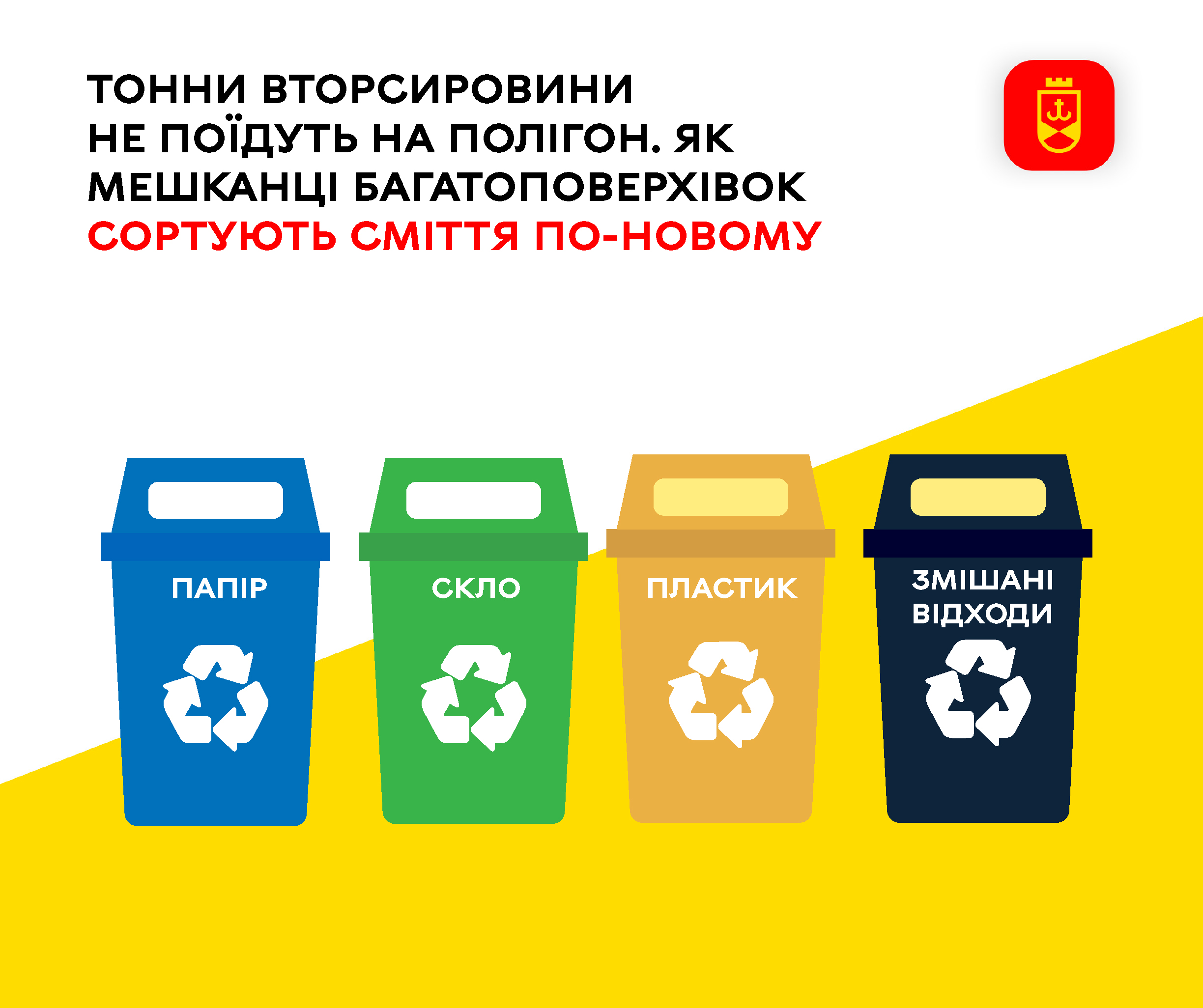 Тонни вторсировини не поїдуть на полігон. Як мешканці багатоповерхівок сортують сміття по-новому